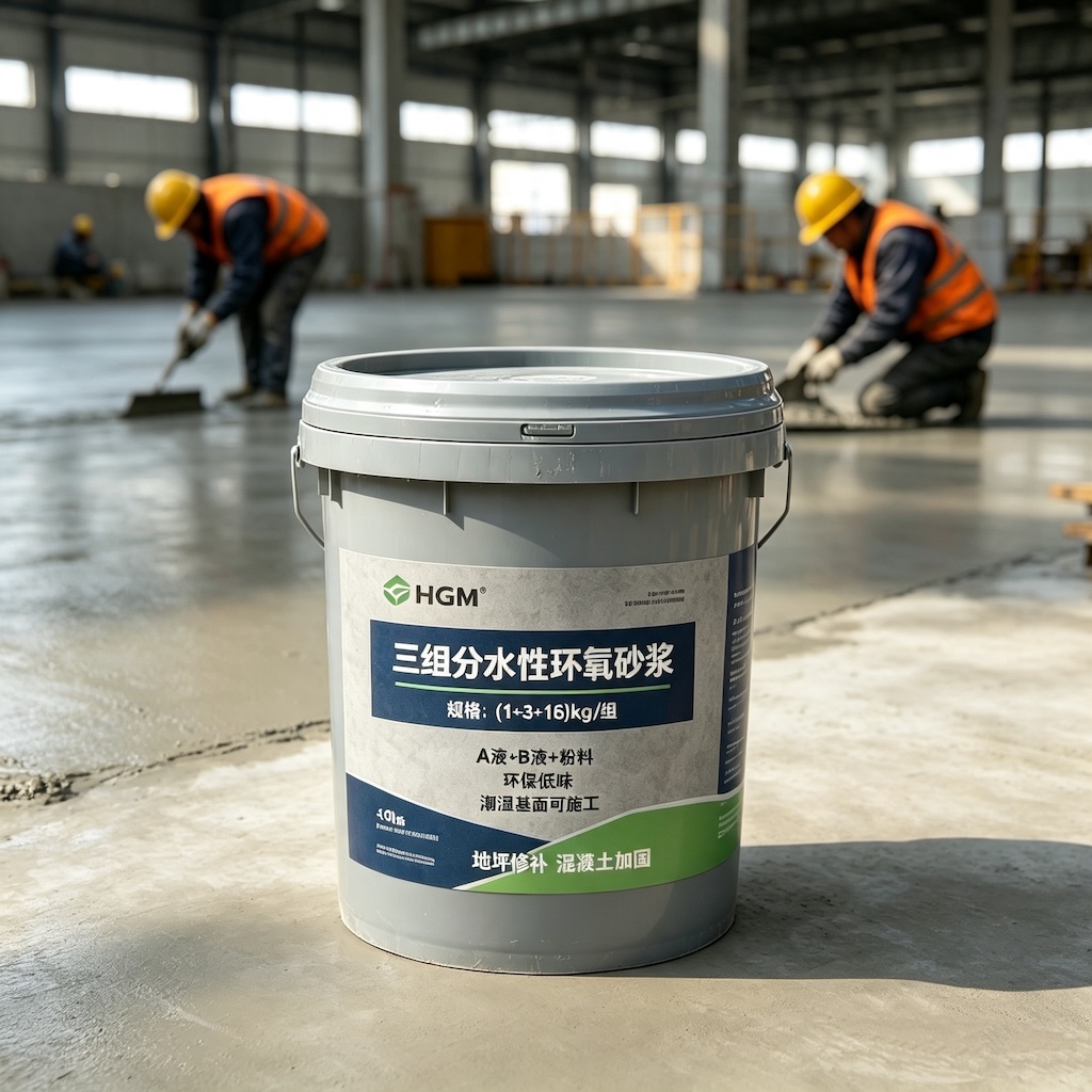 汕尾三组份水性环氧砂浆